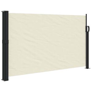 vidaXL Tenda da Sole Laterale Retrattile Crema 120x600 cm