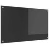 vidaXL Schienale da cucina Grigio scuro 100 x 60 cm vetro temperato