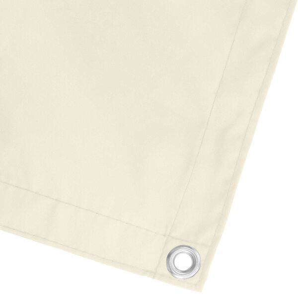 vidaXL Schermo da balcone Crema 100 x 800 cm Tessuto Oxford