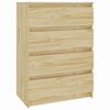 vidaXL Armadietto 60x36x84 cm in Legno Massello di Pino