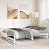 vidaXL Dormeuse senza Materasso Bianca 90x190 cm Legno Massello Pino