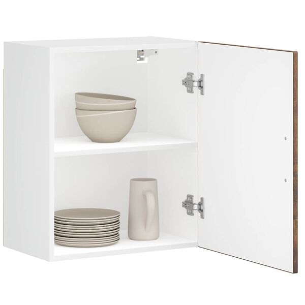 vidaXL Pensili da Cucina 2 pz Porto Rovere Fumo in Legno Multistrato