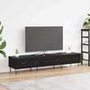 vidaXL Mobile TV Rovere nero 150 x 36 x 30 cm Legno multistrato