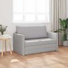 vidaXL Divano letto 110cm Grigio Nuvola Tessuto