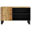 vidaXL Mobile TV 80x33x46cm Legno Massello Mango e Legno Multistrato