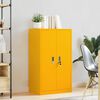 vidaXL Armadio Giallo senape 60 x 40 x 105 cm Acciaio