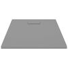 vidaXL Piatto Doccia in SMC Grigio 100x70 cm