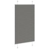 vidaXL Tenda Plissettata Antracite 70x150 cm Larghezza Tessuto 69,4 cm