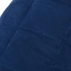 vidaXL Coperta Ponderata Blu 220x240 cm 11 kg Tessuto