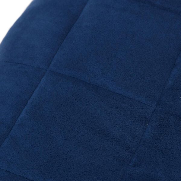 vidaXL Coperta Ponderata Blu 220x240 cm 11 kg Tessuto