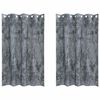 vidaXL Tende in Velluto 2 pz Grigio Argento 175 x 140 cm Velluto