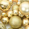 vidaXL Set Palline di Natale 111 pz Oro in Polistirene