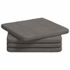 vidaXL Cuscini per Seduta 4 pcs Grigio chiaro 40 x 40 x 3 cm
