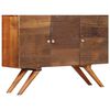 vidaXL Credenza in Legno Massello di Recupero 110x30x75 cm Marrone