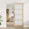 vidaXL Porta scorrevole Naturale 86 x 211 cm