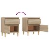 vidaXL Comodino Rovere Sonoma 40x35x50 cm