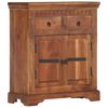 vidaXL Credenza 63x30x75 cm in Legno Massello di Acacia
