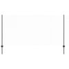 vidaXL Recinzione con Posto Grigio 1,2 x 50 m Acciaio e PVC