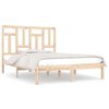 vidaXL Giroletto in Legno Massello di Pino 140x190 cm