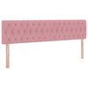 vidaXL Letto con Contenitore con materasso Rosa 160 x 200 cm Velluto