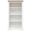 vidaXL Libreria a 4 Ripiani Pino Messicano Corona Bianco 80x29x150 cm