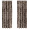 vidaXL Tende in Velluto 2 pz Cappuccino 245 x 140 cm Velluto