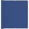 vidaXL Schermo da balcone 110 x 200 cm Tessuto Oxford Rettangolare Blu