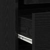 vidaXL Mobile con Cassetti Nero 60 x 41 x 76 cm Legno multistrato