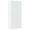 vidaXL Credenza Bianca 80x42,5x185 cm in Legno Ingegnerizzato