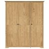 vidaXL Guardaroba con porta BODO Marrone miele 146 x 53,5 x 173 cm