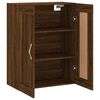vidaXL Mobile a Parete Rovere Marrone 69,5x34x90 cm Legno Multistrato