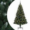 vidaXL Albero di Natale Artificiale con Palline 180 cm 300 LED