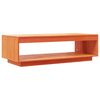 vidaXL Tavolino da Salotto Marrone Cera 110x50x33,5cm Massello di Pino