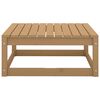 vidaXL Set Salotto da Giardino 10pz Marrone Ambra Legno Massello Pino