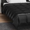 vidaXL Duvet Estivo Nero 200 x 220 cm Satin e Micropile