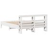 vidaXL Letto senza Materasso Bianco 140x200 cm Legno Massello di Pino
