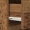 vidaXL Comodini 2 pz Legno Antico 39x35x65 cm in Legno Multistrato