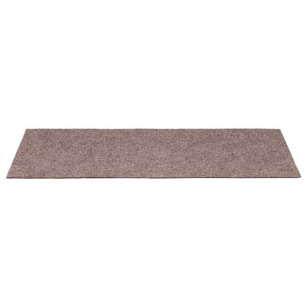 vidaXL Tappetini per scale autoadesivi 30 pz 65x21x4 cm Marrone Chiaro Bordo rettangolare
