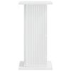 vidaXL Supporto per piante Bianco Lucido 30,5 x 30 x 60,5 cm