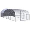vidaXL Gabbia per Polli da Esterno 3x8x2 m in Acciaio Zincato