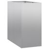 vidaXL Fioriera 40x80x80 cm in Acciaio Zincato