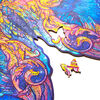 UNIDRAGON Puzzle Legno 323 pz Intergalaxy Butterfly King Size 41x30 cm