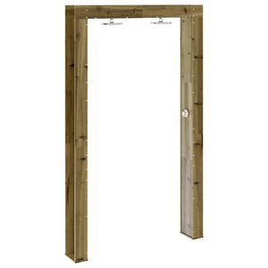 vidaXL Doccia da esterno 226 cm Naturale