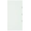 vidaXL Pannello Laterale Tettoia Trasparente 50x100 cm Vetro Temperato