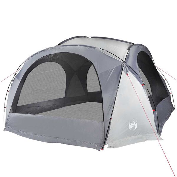 vidaXL Tenda per Feste Bianca e Grigia Impermeabile