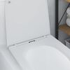 vidaXL Sedile del WC Bianco 44 x 36,4 x 3,4 cm Duroplast