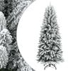 vidaXL Alberi di Natale Bianco caldo PVC, plastica, acciaio e PE