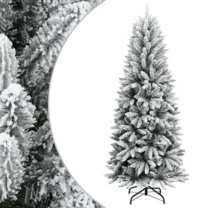 vidaXL Alberi di Natale Bianco caldo PVC, plastica, acciaio e PE