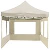 vidaXL Gazebo Professionale Pieghevole Alluminio con Pareti 6x3m Crema