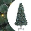 vidaXL Albero di Natale artificiale pre-illuminato con set di palline